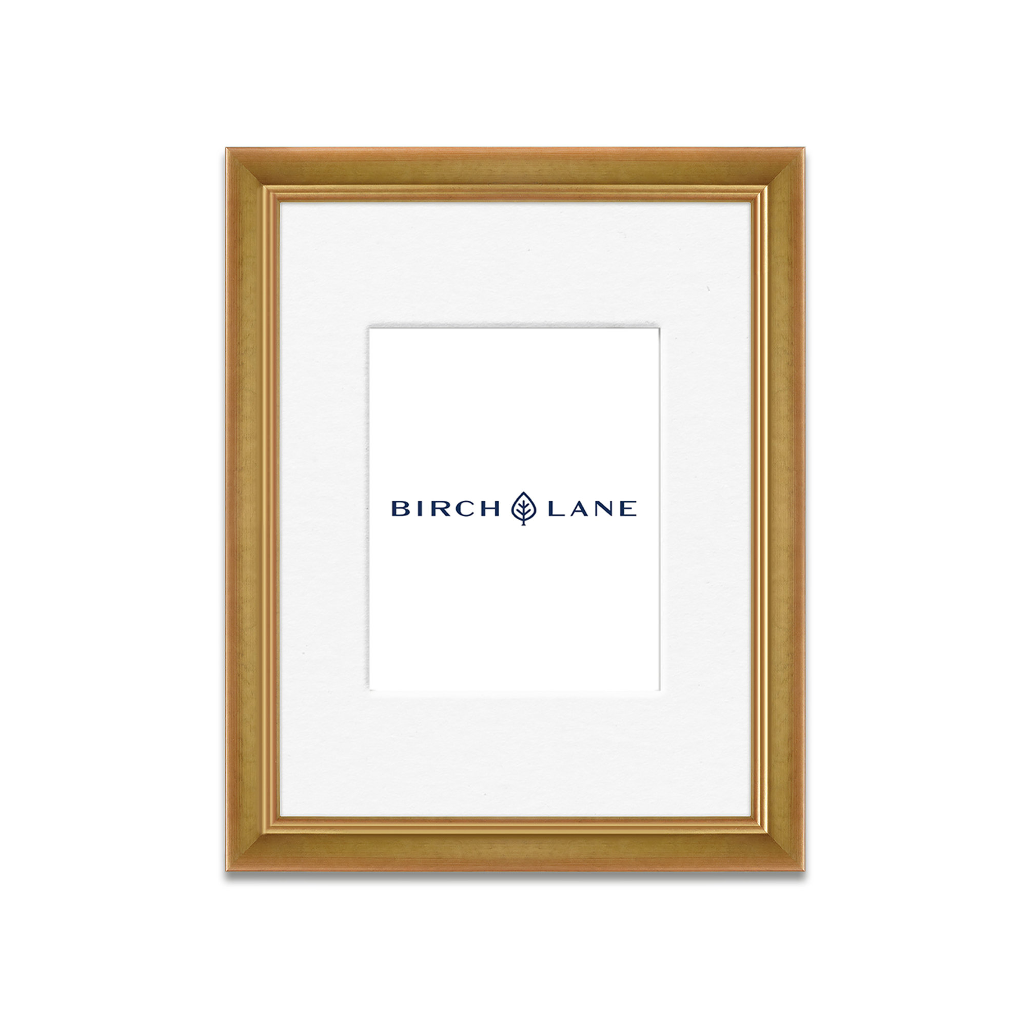 Wood Picture Frame with Mat, 16" x 20", Gold