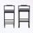 metal frame Velvet Stool Set of 2 with sturdy legs-305751838