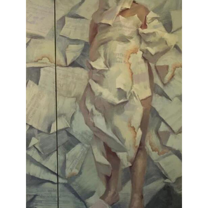 Dévolution | Huile sur toile | Par Abhijeet Patole
