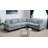 Lazara 4 - Piece Dendrobium Green L Shaped Corner Sectional Sofa-99217911-100344033