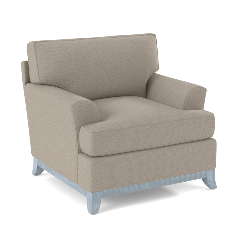 Oaks Way Armchair, Beige Performance Fabric; 0851-73, Sea Glass