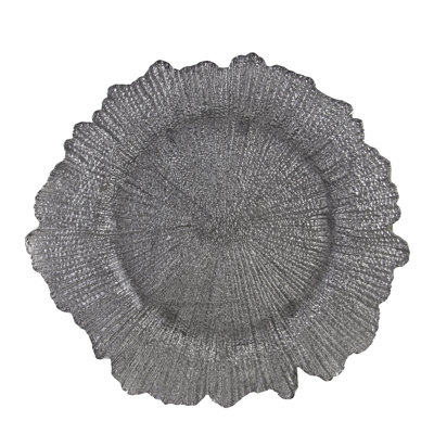 Sponge 13.75" Glass Charger Plate