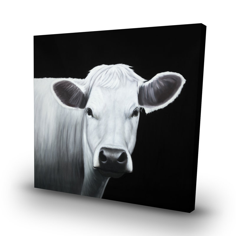 cow - 32"x32" art on canvas
