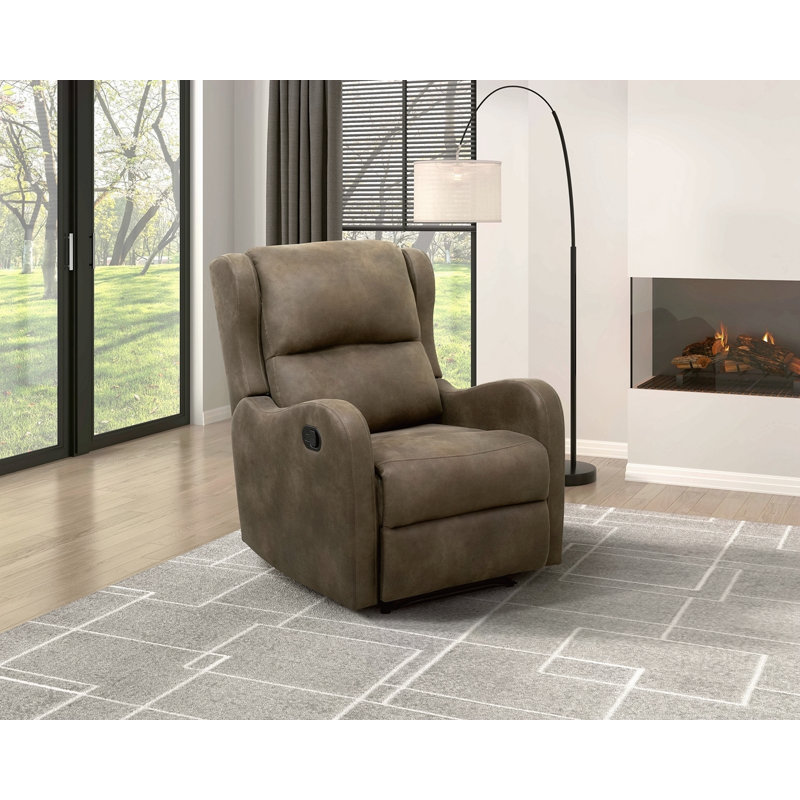 Fauteuil inclinable en microfibre et rembourrage 1pc
