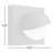 Aluminium LED Flush Mounted Sconce