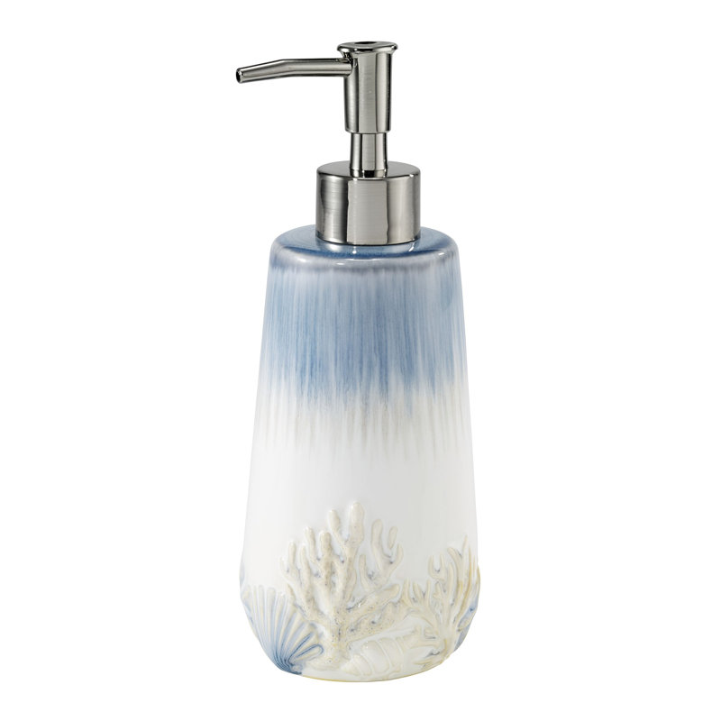 Abstract Coastal Bath Lotion Dispenser