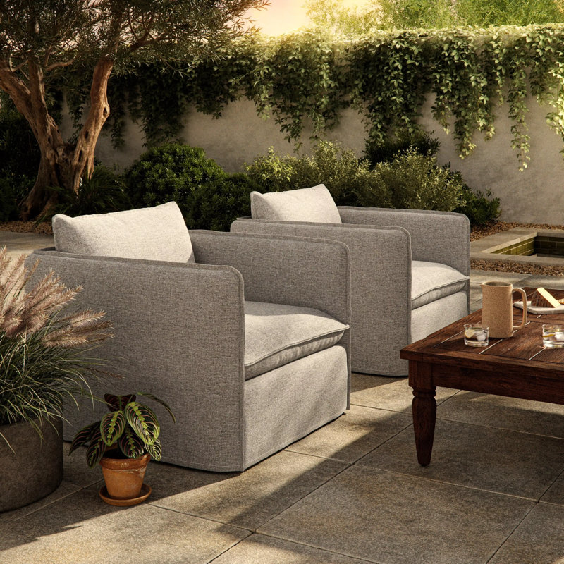 Andre Swivel Armchair, Alessi Slate Polypropylene/Olefin