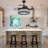 Vandela 42"  Crystal Ceiling Fan with Remote Control, and Reverse Function