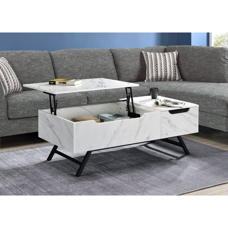 Table basse avec plateau relevable Throm