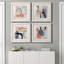«Floating on Silk I», ensemble de 4 impressions sur toile encadrées-769523366-769523363