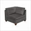 Canapé modulaire modulaire en chenille modulaire en U 9 pièces pour famille, gris | Chenille | Modulaire