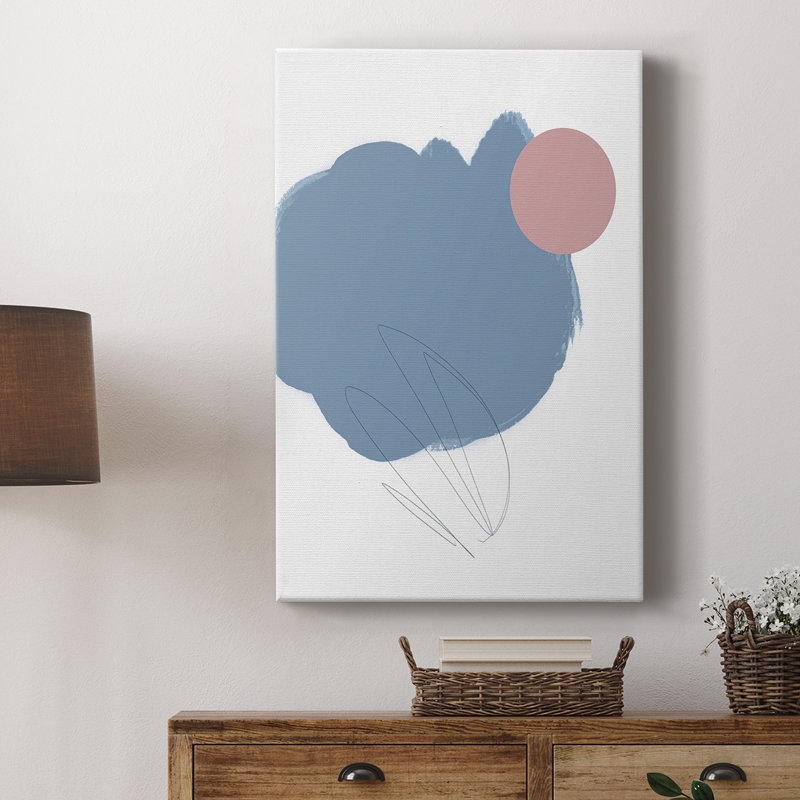 Élémentaire abstrait II - galerie Cavas sur mesure, H 18 po x l 12 po