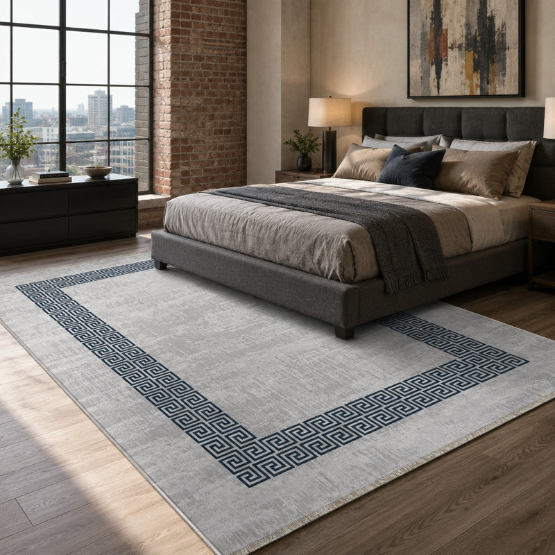 Oriental Cotton and Chenille Flatweave Area Rug, 200 x 300 cm