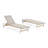 Hargrove Outdoor Patio Aluminum Chaise Lounge-1923511400