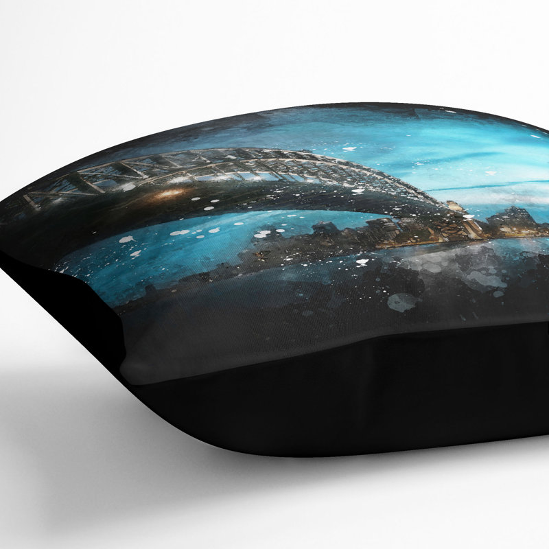 Square Cushion, 40cm H x 40cm W x 15cm D, Black