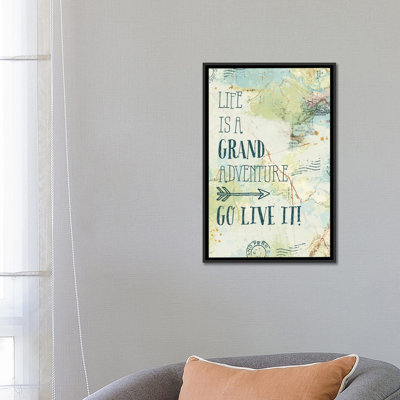 «Map Sentiments IV», art textuel sur toile