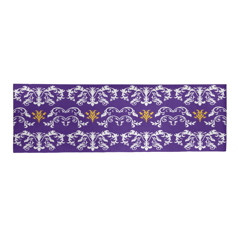 Tapis de couloir mauve
