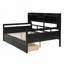 Lit de jour avec tablettes et deux tiroirs de rangement-921421419-915263373