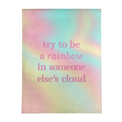 Quotes Chenille Indoor Rug