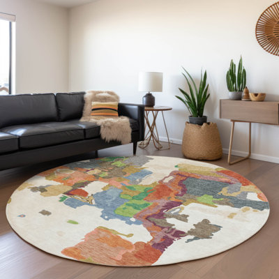  Machine Washable Indoor/Outdoor Chayden ACN1028 Rug