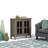 Warm Shaker 32"W Solid Wood Transitional Low Storage Cabinet with Tempered Glass Doors and Adjustable Shelves-638212118