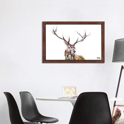 Hamish by Becksy - Floater Frame Painting on Canvas