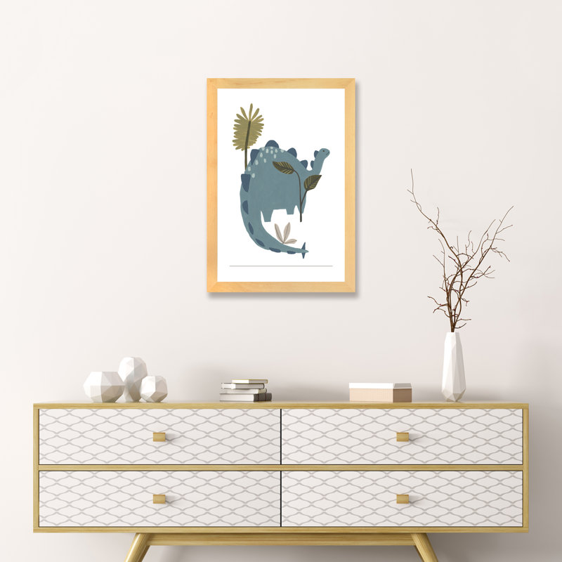 Animals, 24" H x 16" W x 1" D, Natural Wood Framed Fine Art Paper