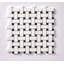Carrelage mosaïque en marbre 12 po x 12 po Bianco Dolomite