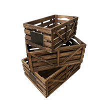 Woodline Works Wood Crate