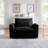 Deep Seat Single Sofa Accent Chair with Waist Pillow-385072626