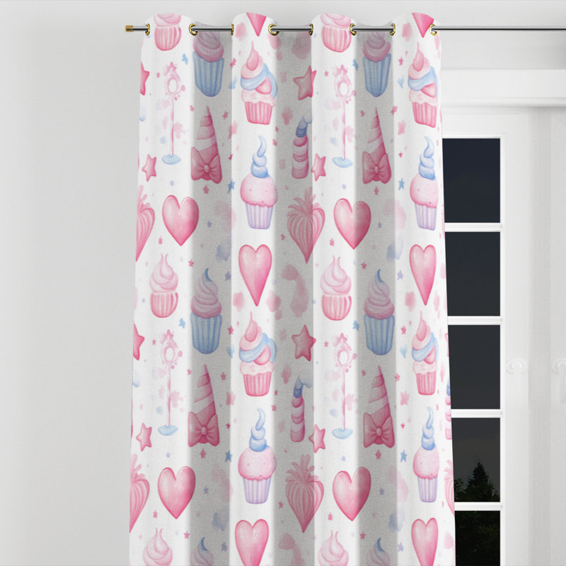 Rideaux Teens Sweets, Œillets dorés, L 52 po x L 95 po