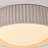 Carran 15W LED Flush Mount Ceiling Light with Ribbed Cement Finish and Beige Frame-421212561-421212566