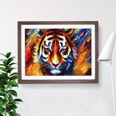 Tiger Vol.1 Abstract - Single Picture Frame Painting