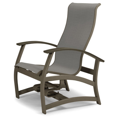 Askar Swivel Powder Coated Aluminum Outdoor Lounge Chair