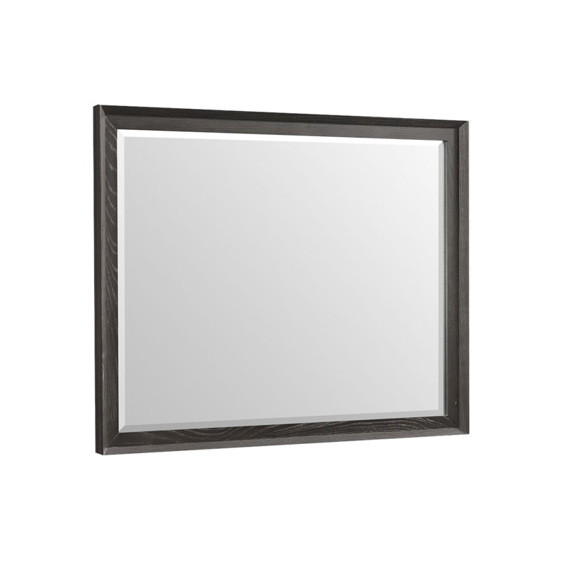 Catriona Solid Ash Dresser Mirror, Black