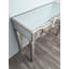 Broussard 112cm Glass Top Console Table