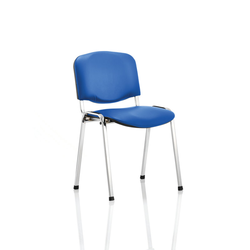 Vinyl Waiting Room Chair, Blue