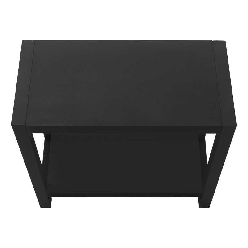 Table d'appoint polyvalente avec une fabrication durable et un attrait élégant pour n'importe quelle pièce, Black