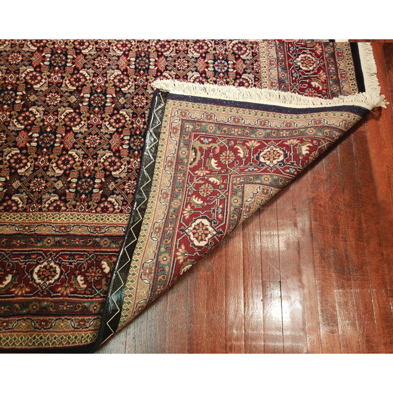 Tapis bleu marine / bourgogne Signature Legacy, Rectangle 6 pi x 9 pi