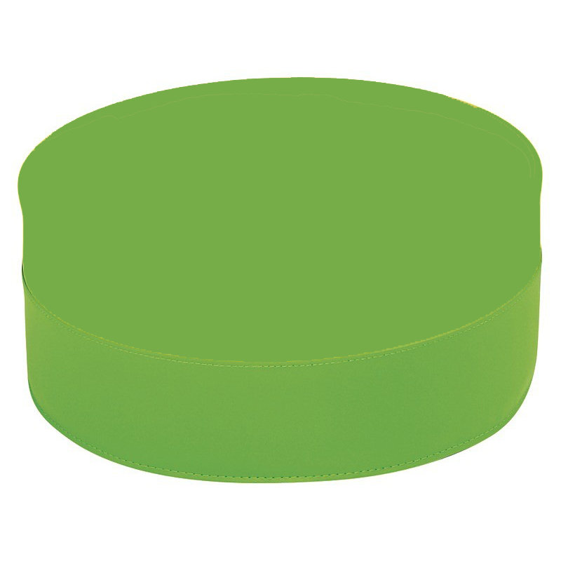 Round Pouffe Basic - H: 17 Cm, Red