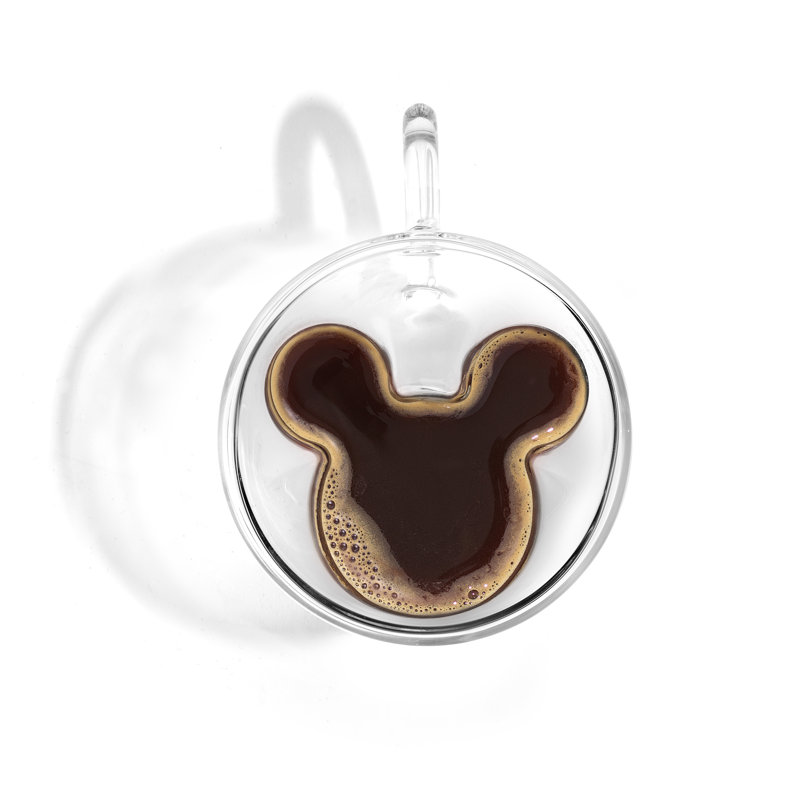JoyJolt Disney Mickey 3D Espresso Cups, 5.4oz.