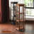 Black Solid  Wood Display Cases-121251113