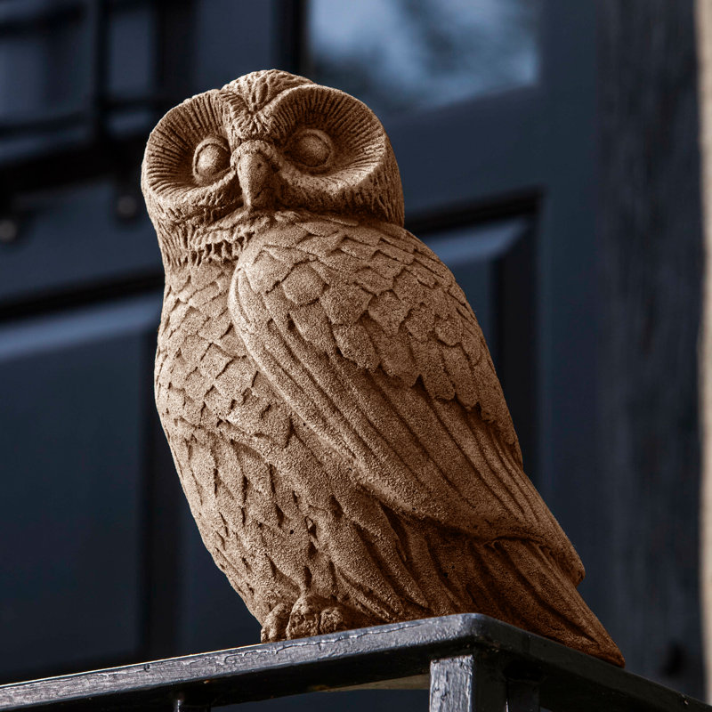 Night Owl Statue, Brownstone