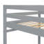 Lit mezzanine surélevé avec plateforme, échelle, garde-corps