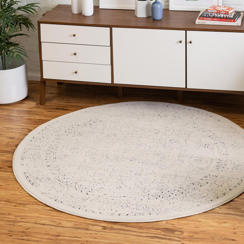 Alresford Oriental Indoor Rug, Round 5'1"
