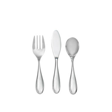 Cambridge Eliana Black Satin 12-pc. Flatware Set, Color: Black