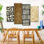 Abstrait, motifs abstraits sur toile, 4 pièces par AfroArtistry Studio-110842147