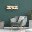 Art mural sur toile tendue - Gail Fraser «Spring Rhapsody B horizontal» pour décoration de salon, de chambre à coucher ou de bureau - 6 x 19