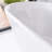 69 In. X 30 In. Acrylic Freestanding Soaking Bathtub In Glossy White With Chrome Reversible Drain