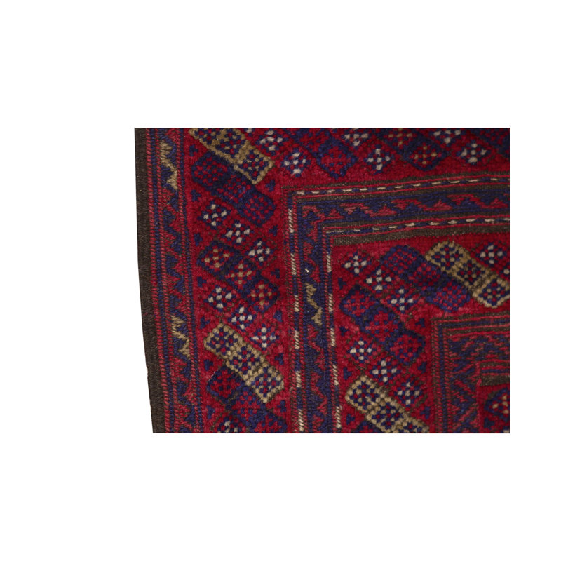 Hand-Knotted High-Quality Red Area Rug